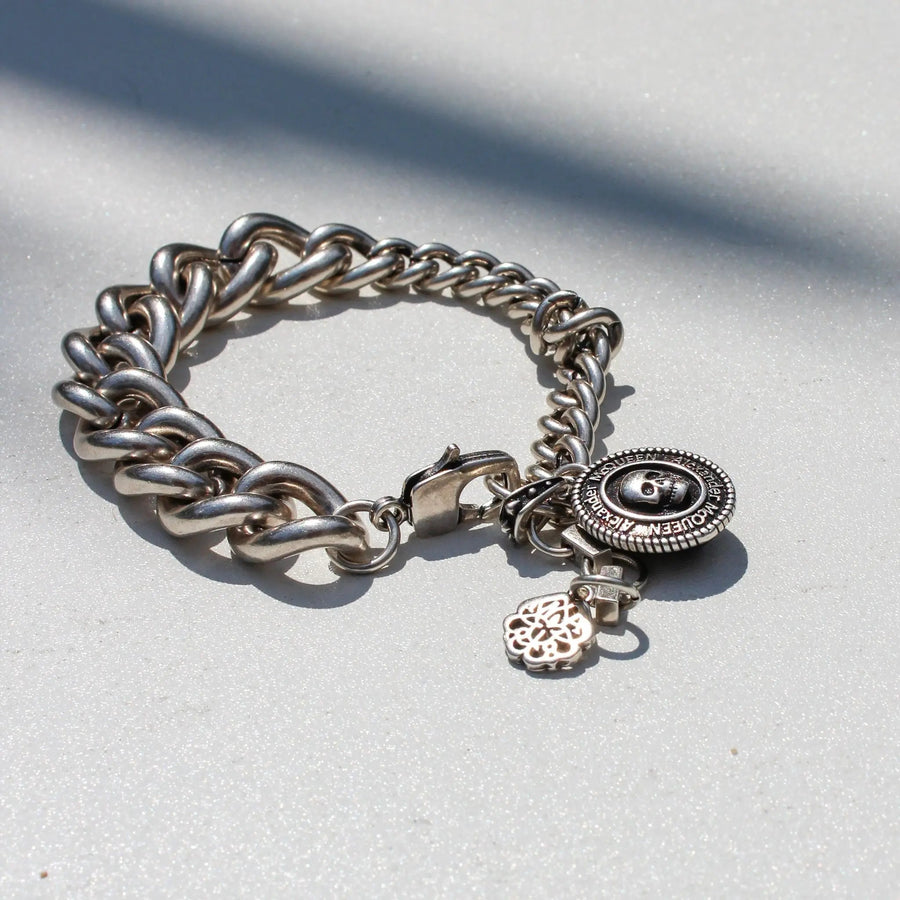 Alexander McQueen Bracelet - silver plated Bracelets Jagged Metal 