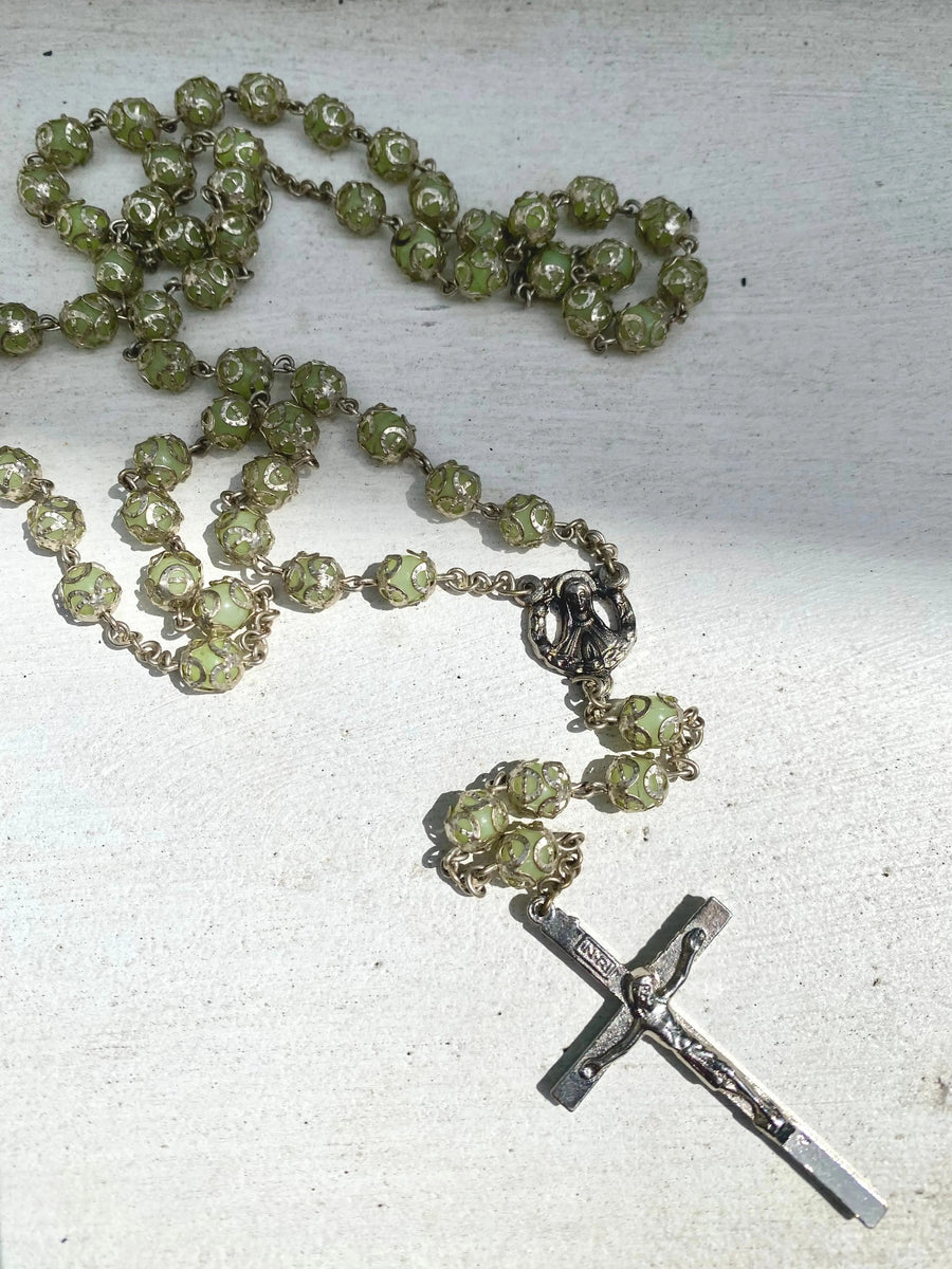 Vintage rosary necklace