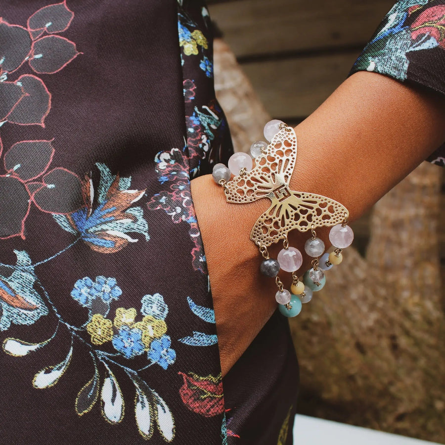 Fendi Butterfly Bracelet Bracelets Jagged Metal 