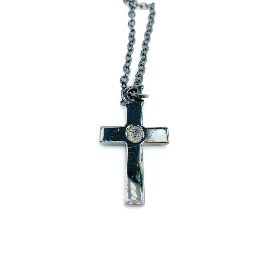 Dior cross necklace hotsell