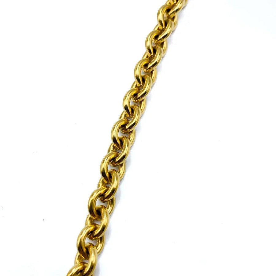 Vintage Chanel Necklace 1990s - 1994 AW Collection Necklaces Jagged Metal 