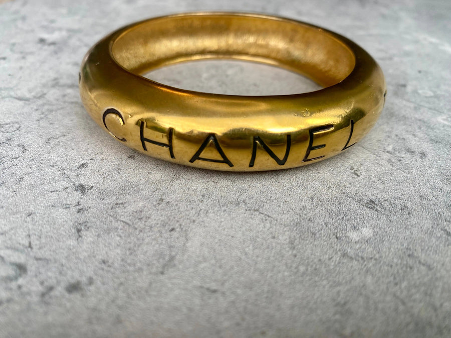 Vintage Chanel bracelet 1990s, 1994 Autumn Winter Collection Bracelet Jagged Metal 