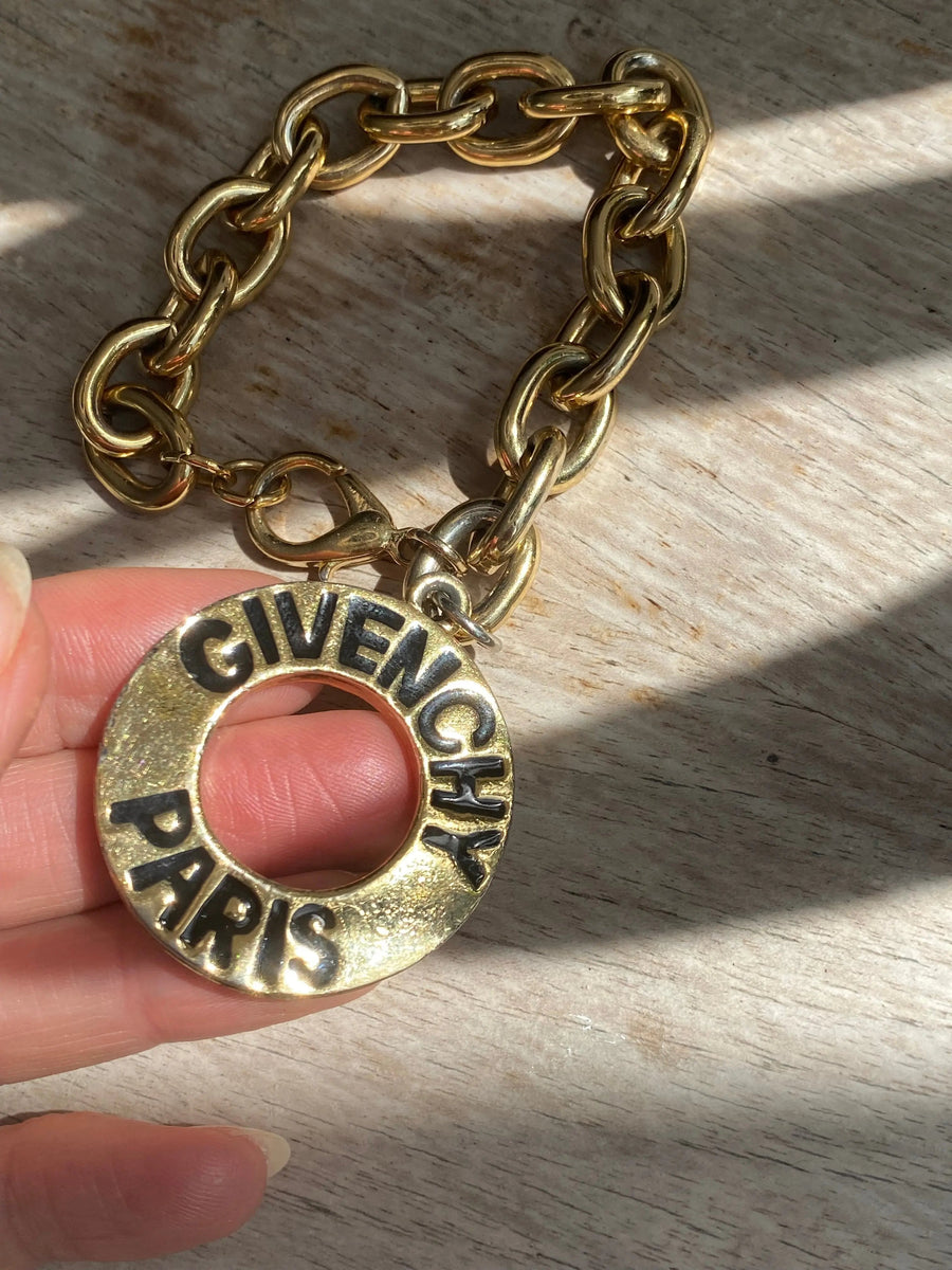 Vintage Givenchy Bracelet 1980s Bracelet Jagged Metal 