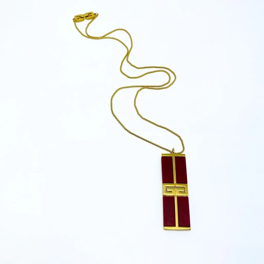 Vintage Givenchy Necklace 1970s - 1979 Collection Necklaces Jagged Metal 
