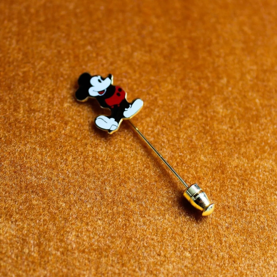 Vintage Wendy Gell Mickey Mouse Disney Pin Brooch 1980s Brooches & Lapel Pins Jagged Metal 